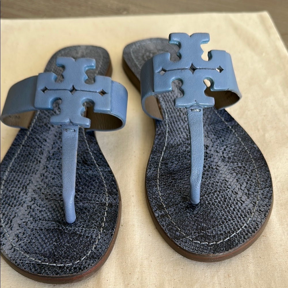 Tory Burch Blue Sandals - Picture 2 of 4